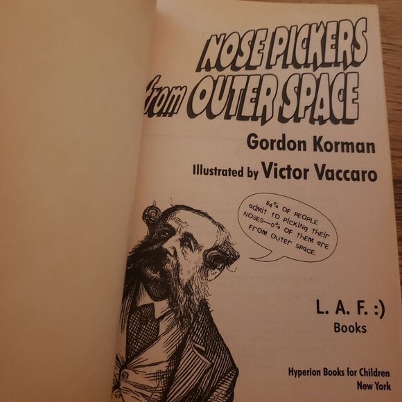 Nose Pickers From Outer Space By Gordon Korman 1999 Paperback Book - Picture 3 of 7